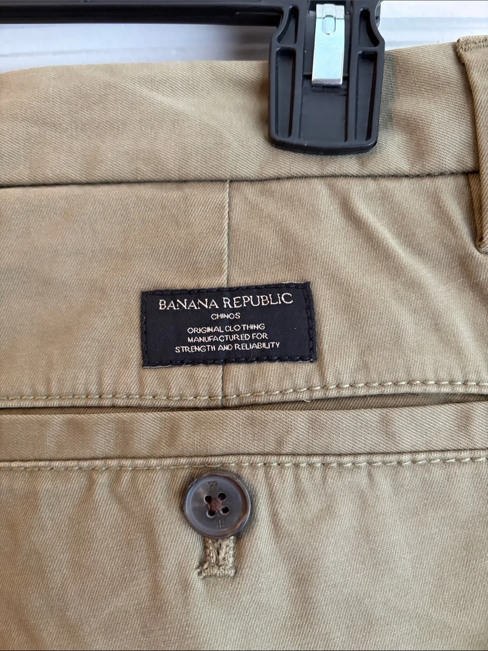 30x32 Banana Republic Olive Green Chinos - Slim-Straight